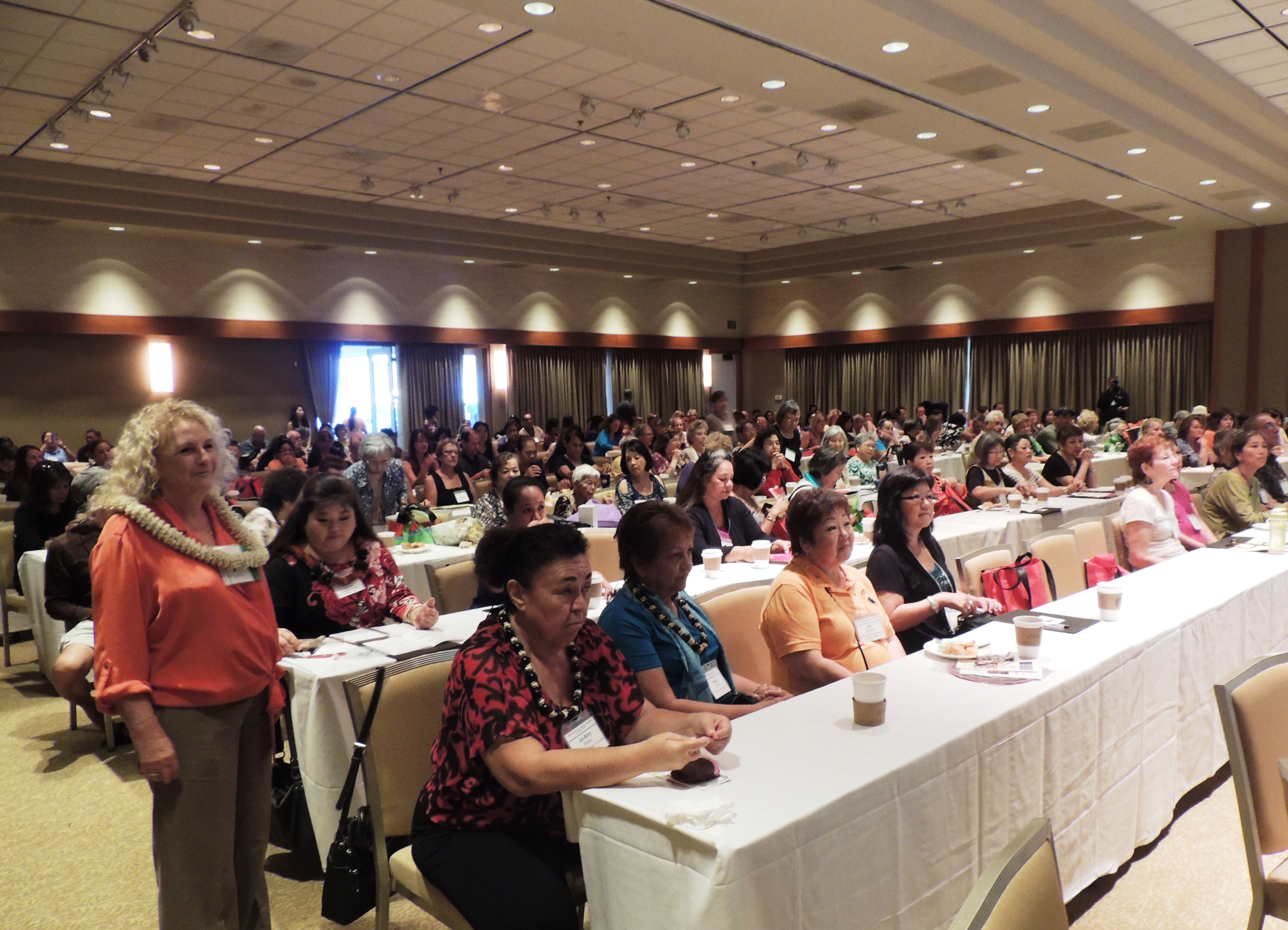 The 2014 Family Caregivers Conference drew a large audience of government officials, agency representatives and family caregivers. Photo credit County of Maui, Monica Morakis.