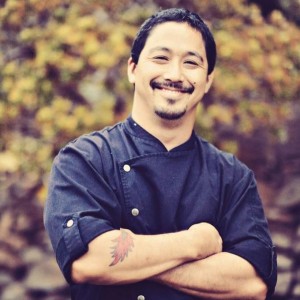 Chef Lyndon Honda, taking part in the 2015 Noble Chef benefit gala for MCA.  Photo courtesy of Noble Chef.