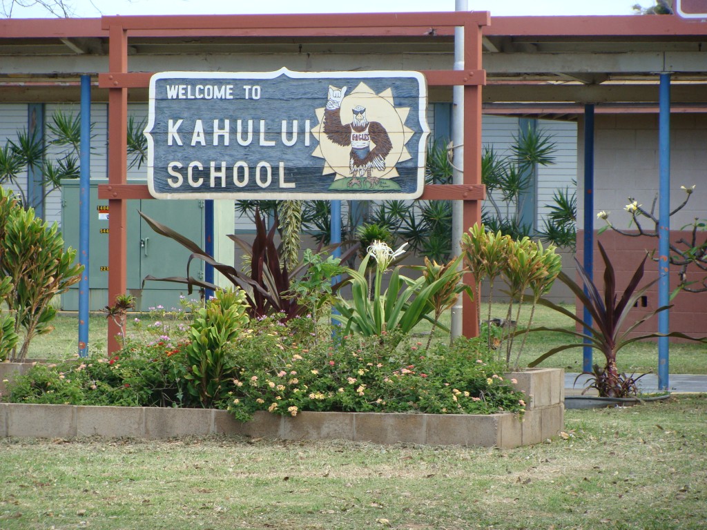 Kahului Elementary School. File photo by Wendy Osher.
