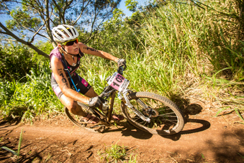 Duffy won last year’s race (2:47:59) finishing more than two-minutes ahead of her nearest competitor with the event's best swim, best bike and the second-best run on Maui in 2014. Photo courtesy: XTERRA.