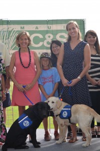 Assistance Dogs of Hawaii and Kīhei Little League. Photo credit: HC&S.