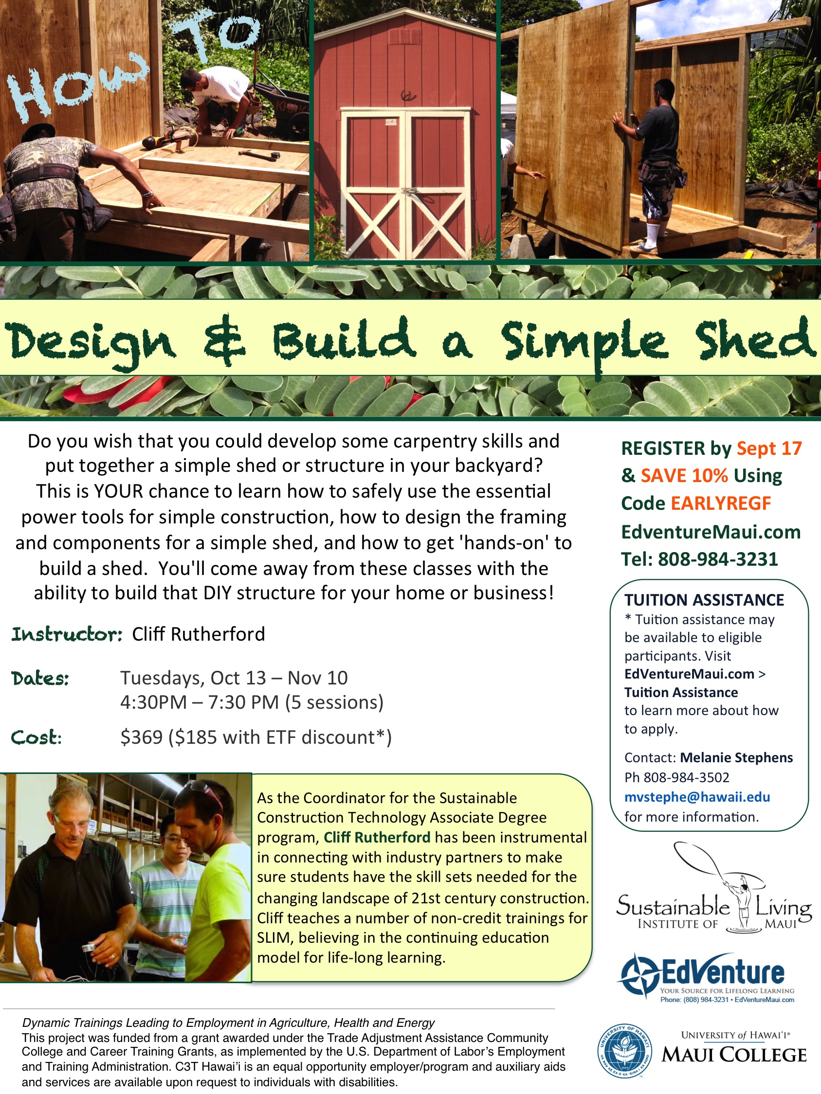 How To Design and Build a Simple Shed_FALL 2015
