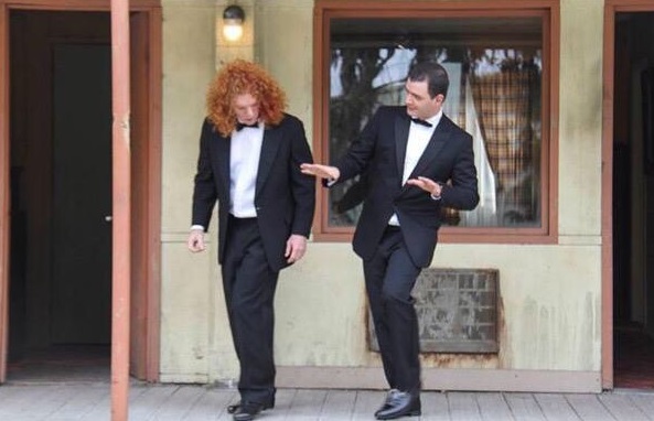 Creature at The Bates Motel, featuring Brian Evans and Carrot Top. Photo provided by Brian Evans.