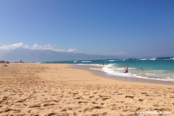 Maui Now photo of Baldwin Beach by Alexandra Mitchell.