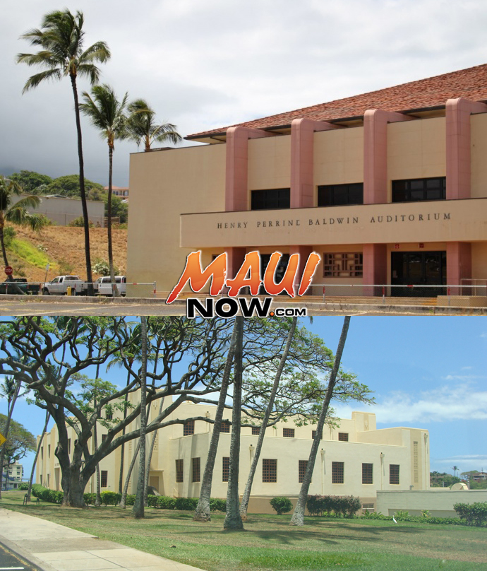 Baldwin High School (top) and ʻĪao Intermediate (bottom). Photos by Wendy Osher.
