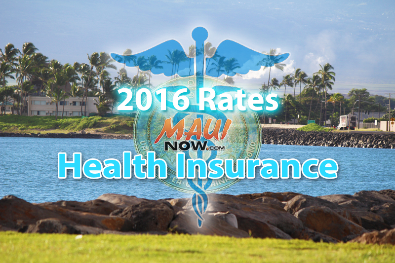 2016 Health Insurance Rates. Maui Now Graphics.