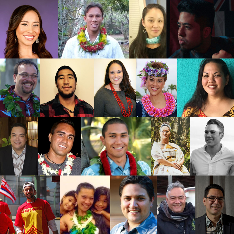 Nā Makalehua candidates. Photos credit Naʻi Aupuni.