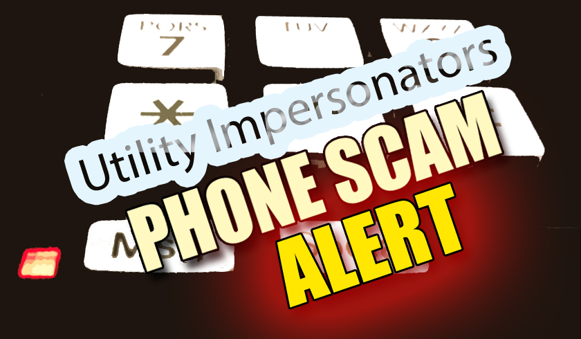 Phone Scam. Maui Now graphic.