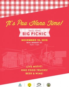 Small Town Big Picnic event flyer.