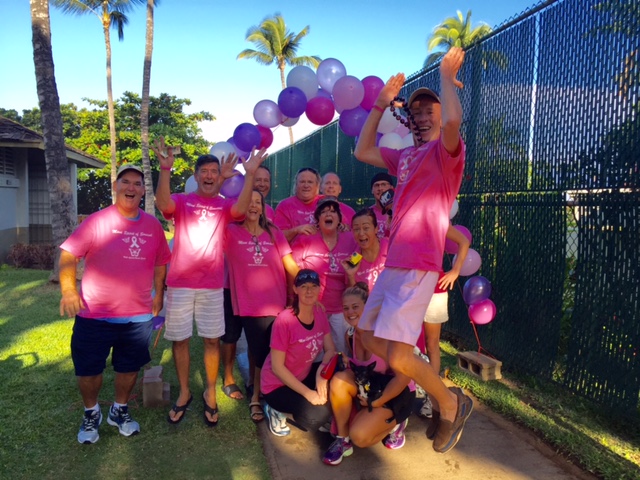 1st Annual Maui Spirit of Survival Walk Against Breast Cancer. Photo credit: Brian J. Burns.