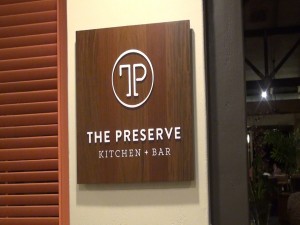 New sign featuring The Preserve Kitchen + Bar in Travaasa Hana. Photo by Kiaora Bohlool.