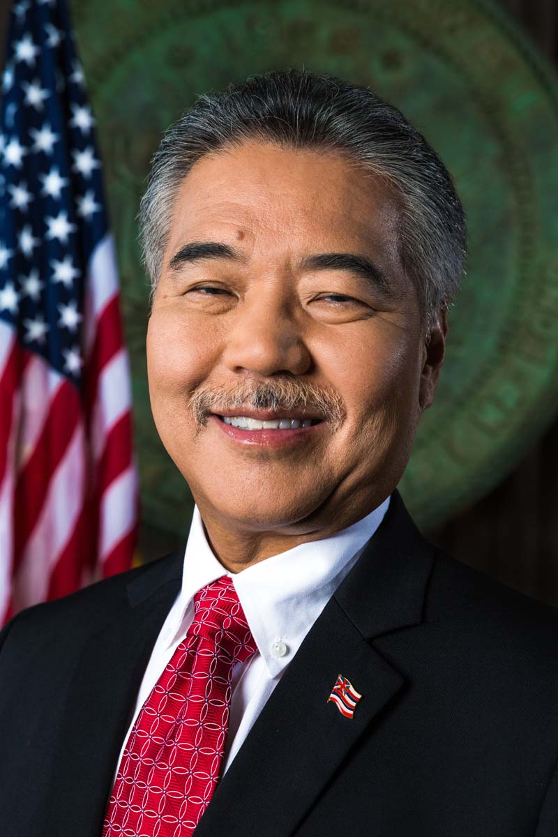Governor David Ige. Official photo.