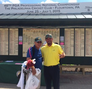 David Havens represented the ASPGA at the PGA National Championship in July in PA. His father, David Lewis Havens, caddied for him at the event.