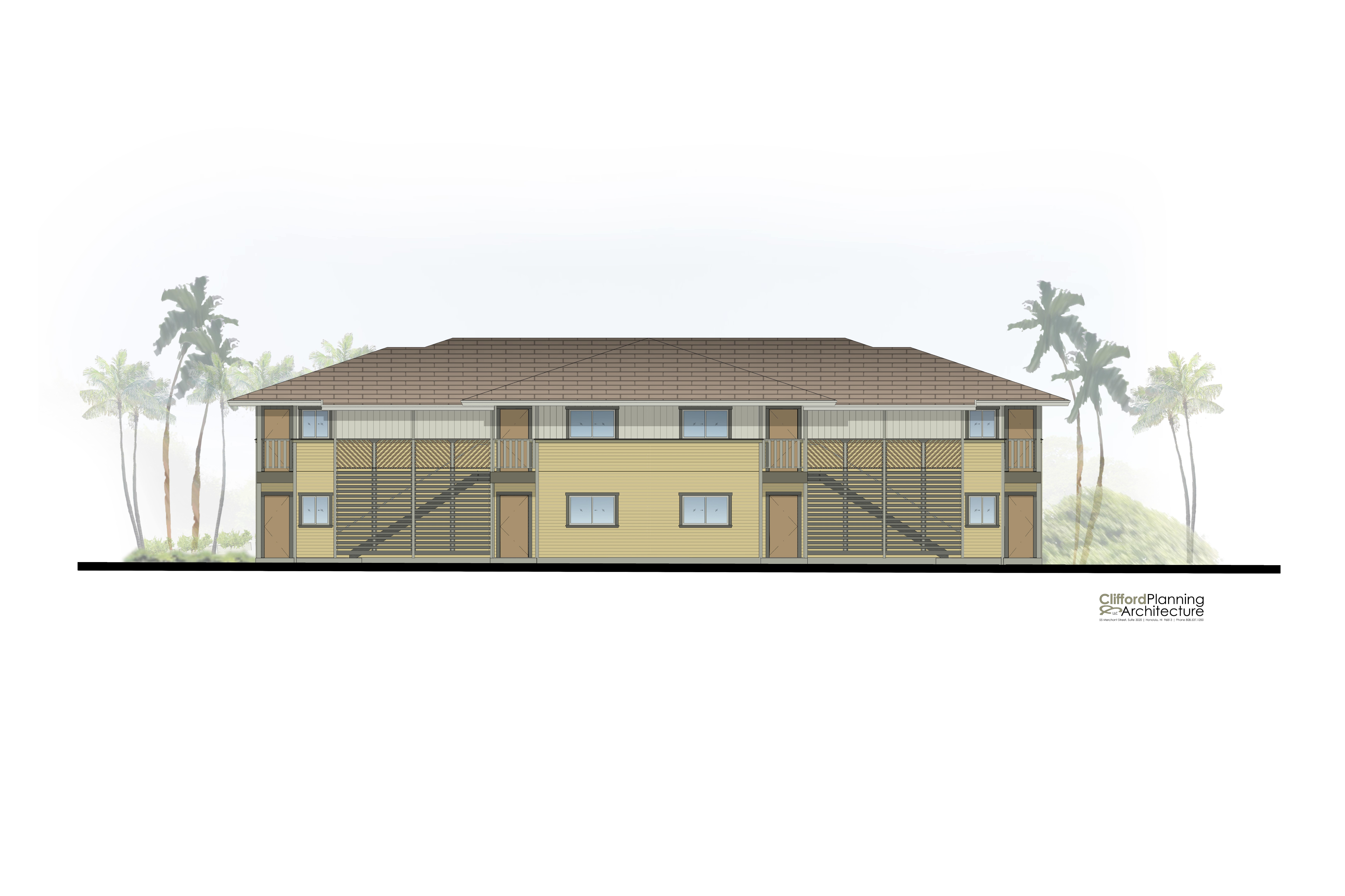 Kulamalu project illustration provided by Clifford Planning & Architecture.