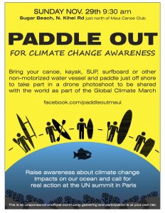 Paddle Out Flyer
