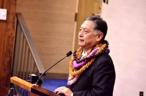 Budget and Finance Committee Chair Riki Hokama. Photo credit: Office of Council Services. 