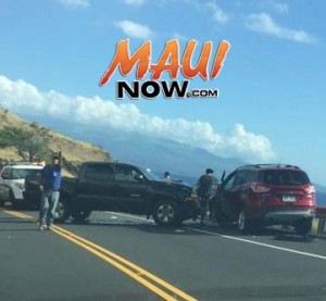 Honoapiʻilani Accident, 12/29/15. Photo credit: Liane Beado.