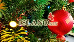 Background image: Maui Now. Island Air logo, courtesy image.