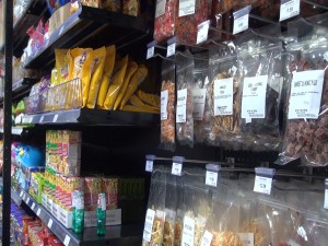 Local snacks for sale at Island Grocery Depot in Lahaina. Photo by Kiaora Bohlool.