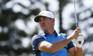 PGA golfer Brooks Koepka tees off on the third hole during the final round of the Hyundai Tournament of Champions golf tournament at The Plantation Course. on Sunday. Photo by Brian Spurlock of USA TODAY Sports.