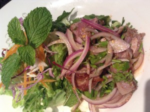 Ahi Larb, which could be considered a Thai poke. Courtesy photo.