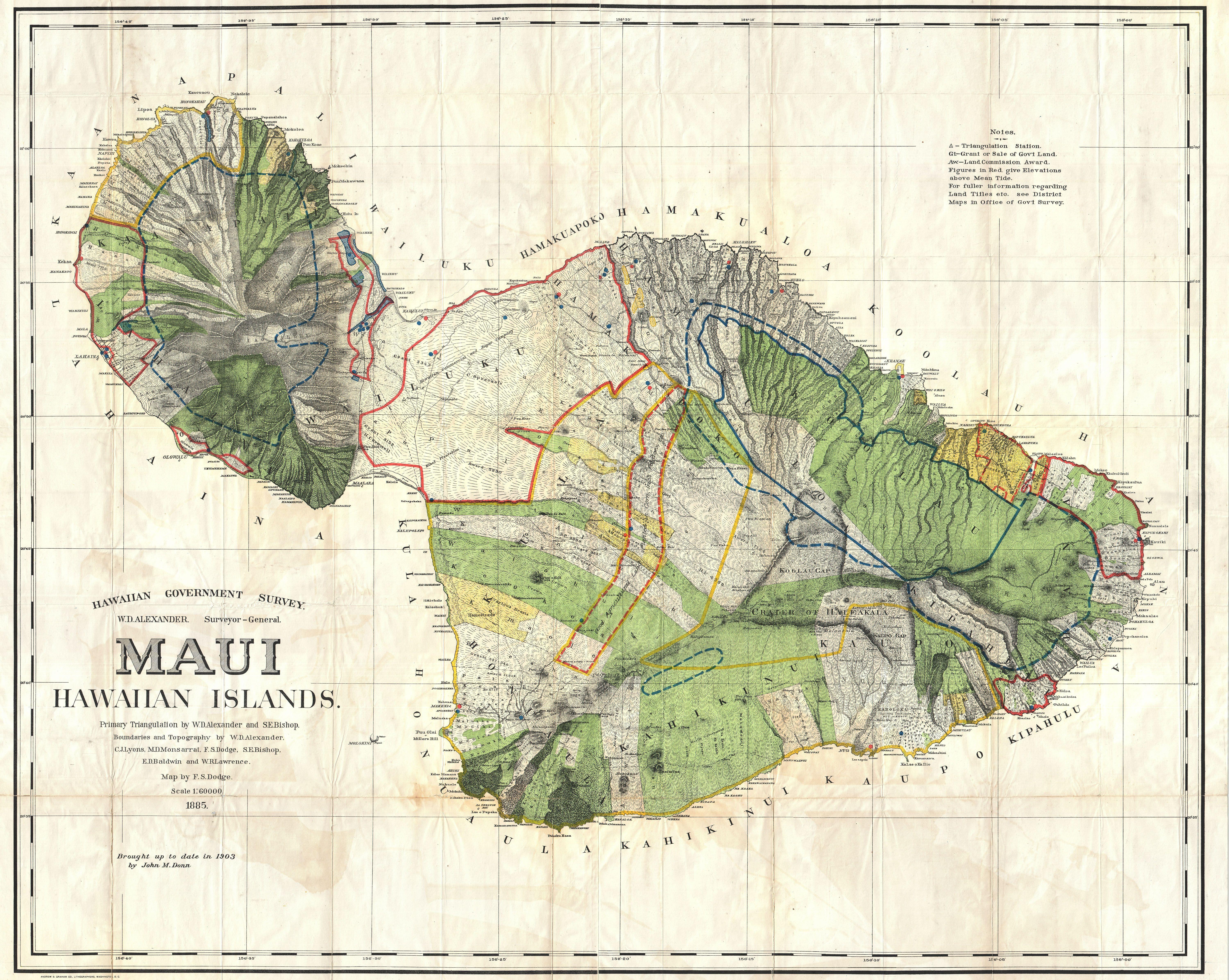 Photo source: https://upload.wikimedia.org/wikipedia/commons/6/6e/1885_De_Witt_Alexander_Wall_Map_of_Maui,_Hawaii_-_Geographicus_-_Maui-lo-1885.jpg google images, labeled for reuse, 12.2015