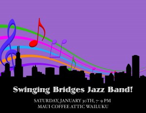 Swinging Bridges Jazz Band, courtesy image.