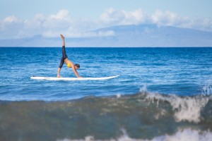Enjoy SUP Yoga at Four Seasons Resort Maui. PRNewsFoto/Four Seasons Resort Maui.