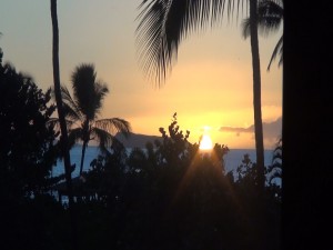 Sunset at Mākena Beach & Golf Resort. Photo by Kiaora Bohlool.