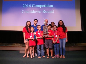 1st Place Team - Pukalani Elementary School (with Perpetual Trophy). Courtesy photo.