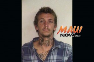 Andrew Flood (24). Photo courtesy: Maui Police Department.