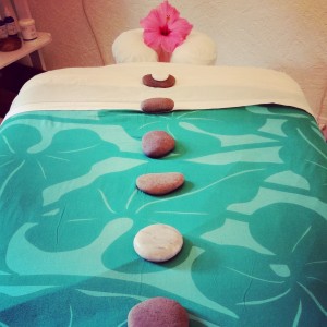 Jewel Spa & Salon massage table. JSS photo.