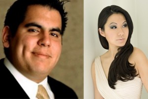 Pianist Julio Elizalde and Violinist Sarah Chang. Courtesy photo.