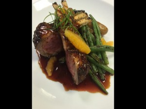 Lamb dish at Gannon's in Wailea. Photo by Bret Pafford.