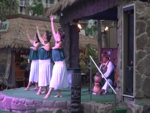 Hula dancers in the free show at KBH, Tuesday through Sunday. Photo by Kiaora Bohlool.