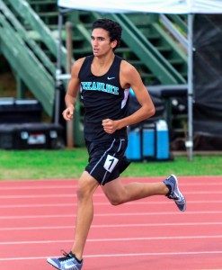 Double winner in the 1500 and 3000 was King Kekaulike's Dalton Aganos. Photo by Rodney S. Yap.