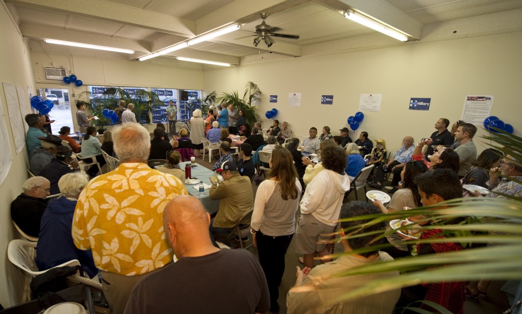 Maui Campaign Office opens for Hillary Clinton (3.17.16). Courtesy photo.