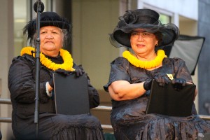 ʻAhahui Kaʻahumanu members. Photo by Wendy Osher. (3.18.16)