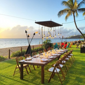 Sunset dining and night s'mores photo courtesy Westin Maui Resort & Spa.