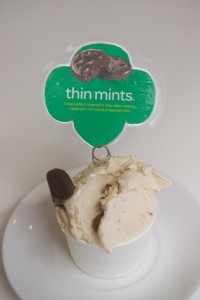 Thin Mint gelato at Via Gelato on O‘ahu. Courtesy photo.