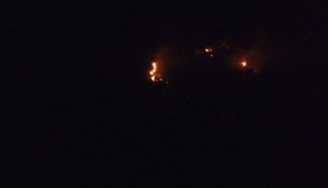 Drone footage of March 14, 2016 fire mauka of the Kahekili Highway in Wailuku burned four acres. Image: Maui 24/7.
