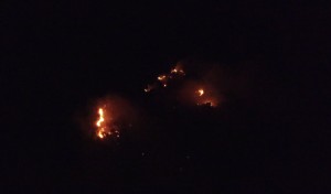 Drone footage of March 14, 2016 fire mauka of the Kahekili Highway in Wailuku burned four acres. Image: Maui 24/7.