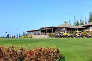 Pineapple Grill on the course in Kapalua.  Courtesy of Kapalua Golf.