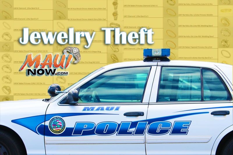 Jewelry theft. Image: Wendy Osher / Maui Now.