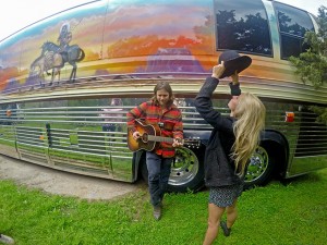 During SXSW, Maui singer/songwriter, Lily Meola and Lukas Nelson invited GoPro to Willie Nelson’s Ranch in Luck, Texas for an intimate performance of their duet “Sound of Your Memory.” Credit: GoPro.