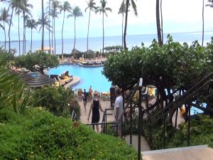 Hyatt Regency Maui pool and ocean view. Photo by Kiaora Bohlool.