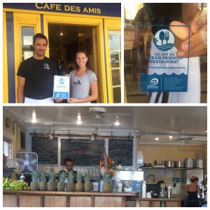Cafe Des Amis in Pā‘ia is certified as Ocean Friendly. Courtesy photo.