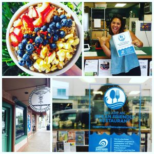 Farmacy Health Bar in Wailuku (and Pukalani) is is certified as Ocean Friendly. Courtesy photo.