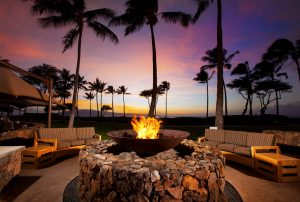 Pailolo's firepit at sunset in Kā‘anapali. Courtesy photo.