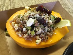 Kumu Farms papaya salad, an item that you'll see at Fork & Salad. Courtesy photo.